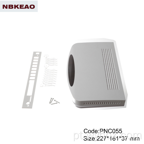 Invólucro de roteador wi-fi IP54 caixa de junção de montagem em superfície invólucros plásticos eletrônicos invólucros abs para fabricação de roteador PNC055